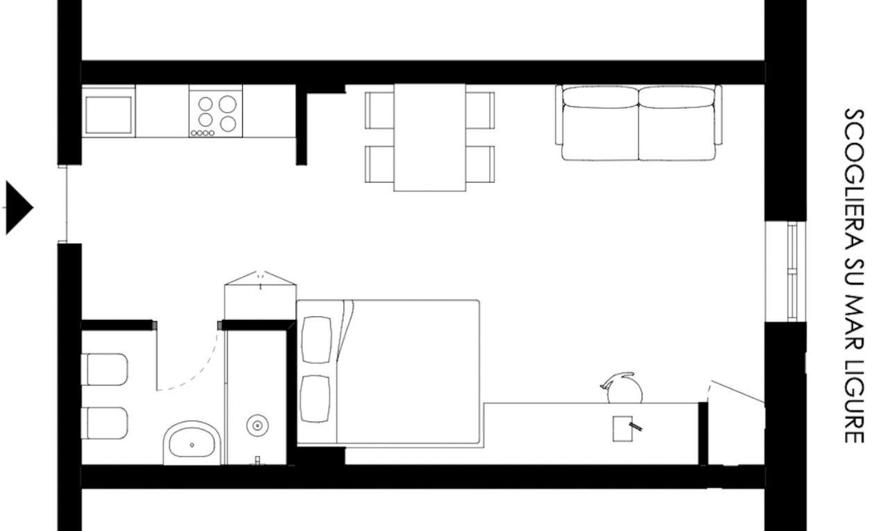 Ca De Ma - Sea Front Apartment Genova Exterior foto